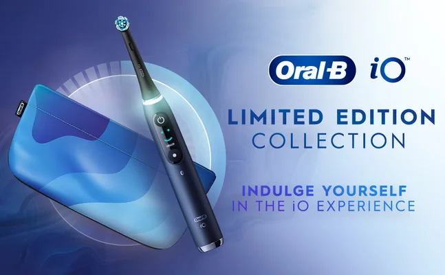 Oral B IO Limited Edition collection. Indulge yourself in the io experience.