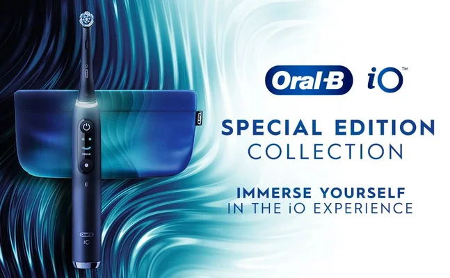Oral-B io. Special edition collection. Immerse yourself in the io experience.