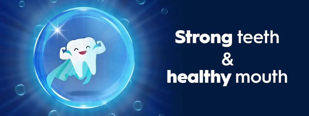 Strong teeth and healthy mouth.