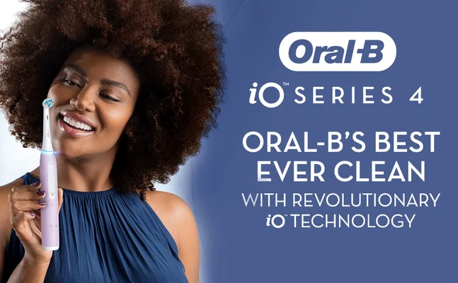 Oral-B io series 4. Oral-bs best ever clean with revolutionary io technology.