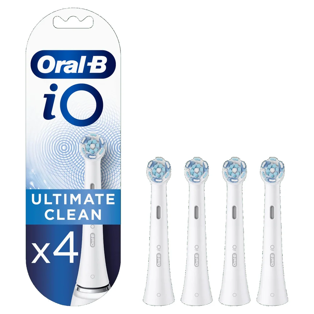 Oral-B iO Ultimate Clean Toothbrush Heads, Pack of 4 Counts, Mailbox Sized Pack Image 1