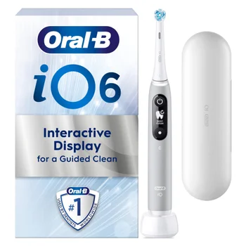 Oral-B iO 6 Black Electric Toothbrush Designed By Braun