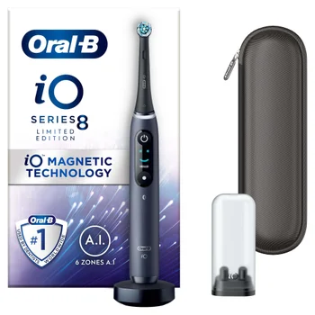 Oral B iO8 Violet Electric Toothbrush with Zipper Case