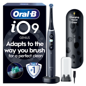 Oral-B iO9 Black Oynx Electric Toothbrush + Travel Case