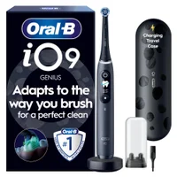Oral B iO9 Black Onyx Electric Toothbrush with Charging Travel Case