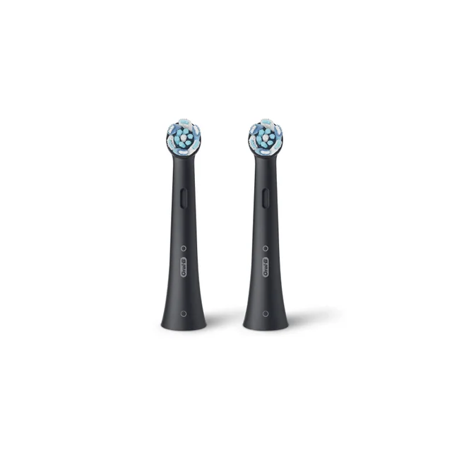 Oral-B iO Ultimate Clean Black Toothbrush Heads, Pack of 2 Counts
