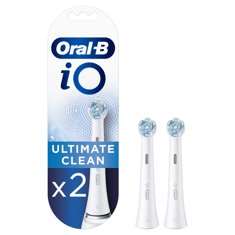 Oral-B iO Ultimate Clean Toothbrush Heads, Pack of 2 Counts Image 1