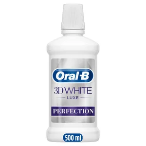 Oral-B 3D White Luxe Perfection Mouthwash 500 ml, Alcohol Free