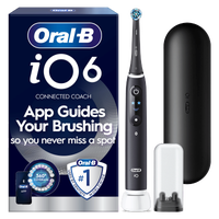 Oral-B iO 6 Black Electric Toothbrush Designed By Braun