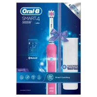 Oral B Smart 4 4000W Electric Toothbrush - Pink