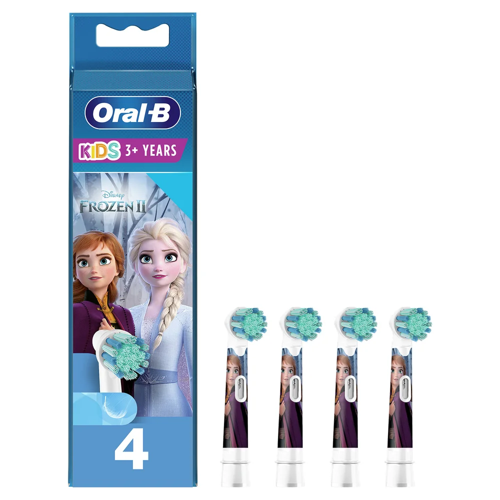 Oral B Kids Disney Frozen Brush Heads - 4 Pieces Image 1