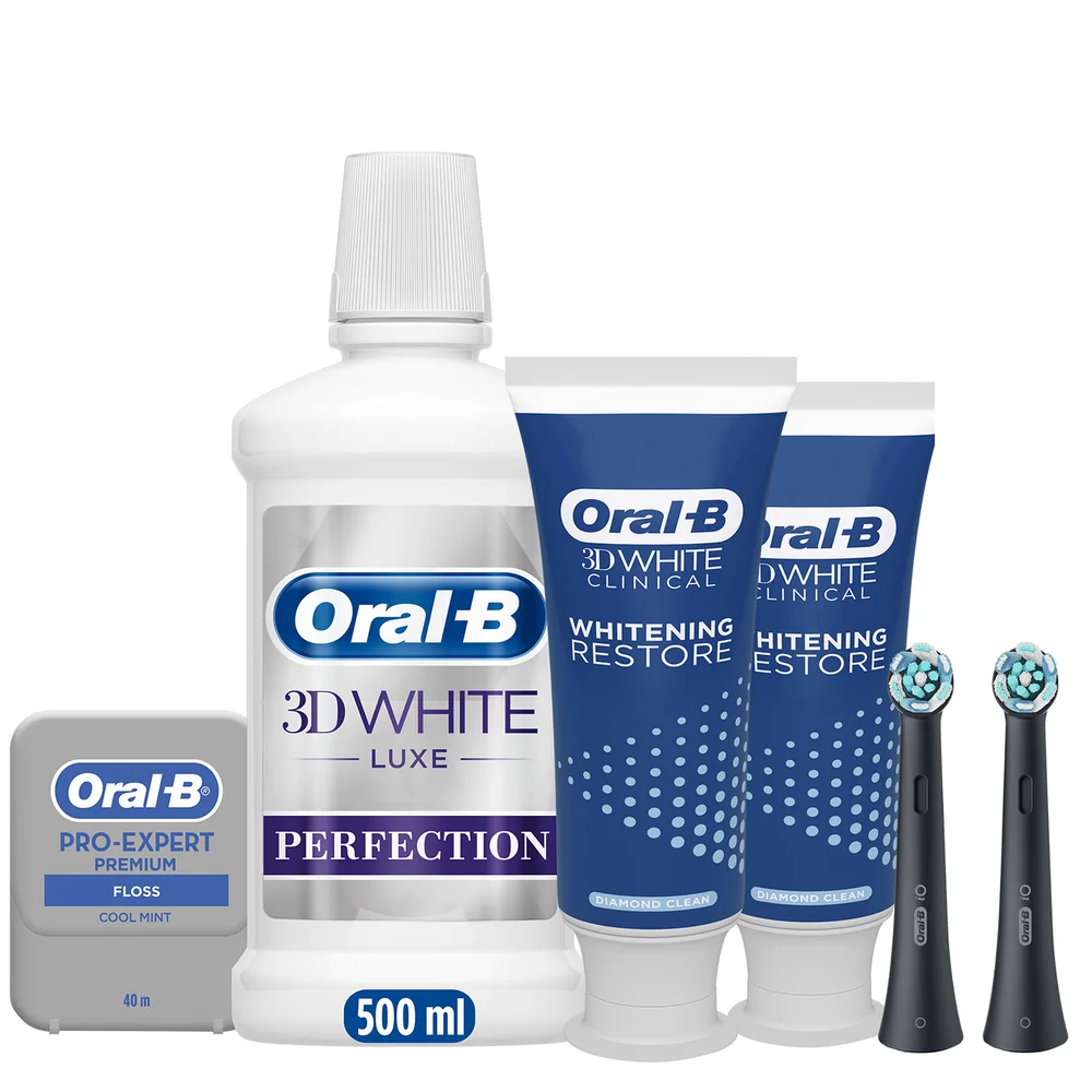 Oral B iO Ultimate Clean Black 3D White Clinical Diamond - Every 3 Months Image 1