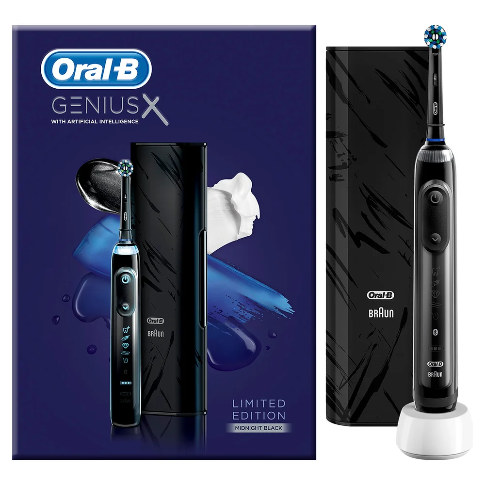 Oral B Genius X Limited Edition Electric Toothbrush Black Image 1
