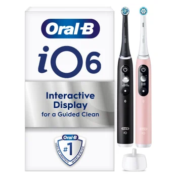 Oral-B iO 6 Black & Rose Electric Toothbrushes