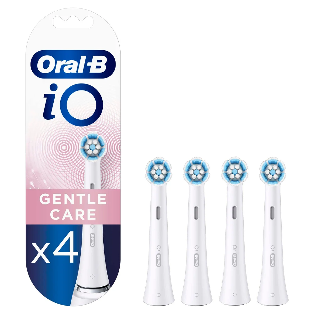 Oral B iO Gentle Care Toothbrush Heads, Pack of 4 Counts Image 1
