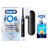 Oral-B iO 6 Black Electric Toothbrush Designed By Braun