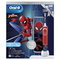 Oral B Kids Electric Toothbrush Spider-Man with Travel Case