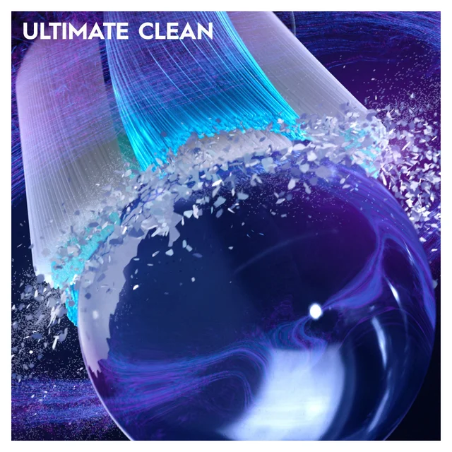 Oral-B iO Ultimate Clean Toothbrush Heads Black 8 Pack