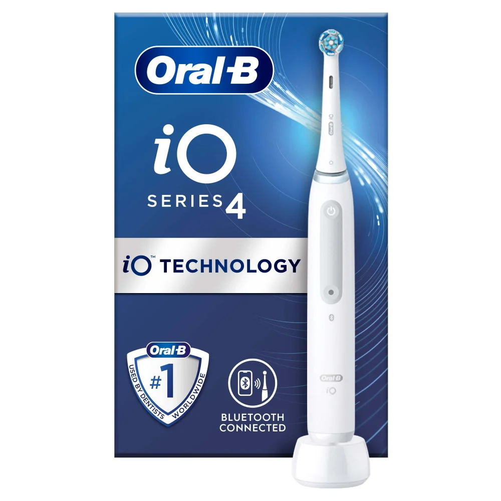 Oral-B iO4 White Electric Toothbrush Image 1