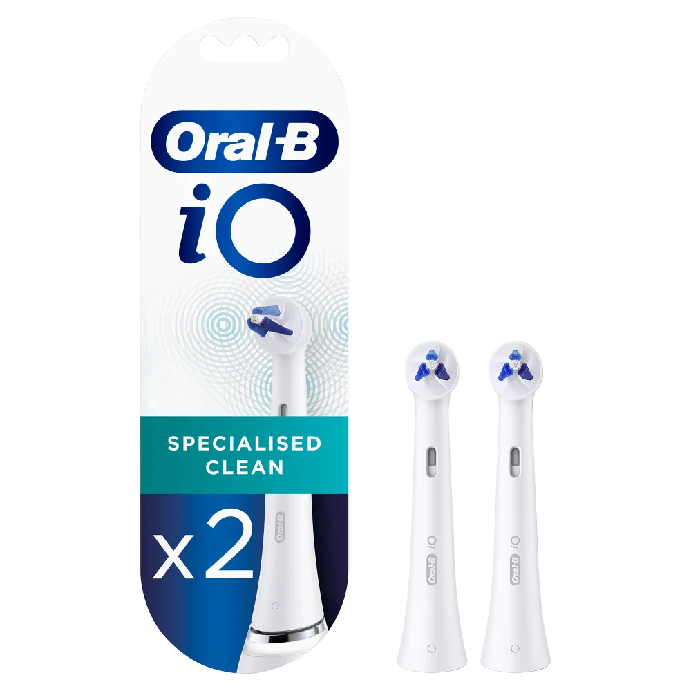 Oral B iO Specialised Clean Toothbrush Heads, Pack of 2 Counts Image 1