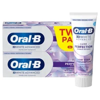 Oral B 3D White Luxe Perfection Whitening Toothpaste Duo Pack 2x75ml - undefined undefined