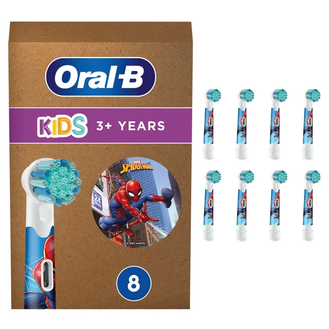 Oral-B iO Kids Marvel Spiderman Toothbrush Heads 8 Pack