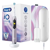 Oral B iO9 Limited Edition Rose Quartz Electric Toothbrush with Charging Travel Case