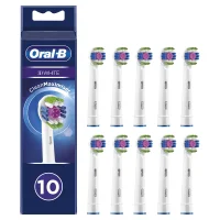 Oral B 3D White Toothbrush Head With CleanMaximiser Technology, 10 pack