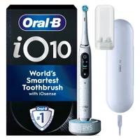 Oral-B iO10 Stardust White Electric Toothbrush with Charging Travel Case - undefined undefined