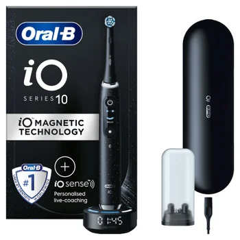 Oral-B iO10 Cosmic Black Electric Toothbrush with Charging Travel Case