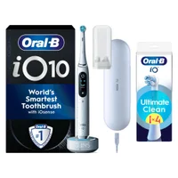 Oral-B iO10 Stardust White Electric Toothbrush with Charging Travel Case - undefined undefined