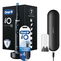 Oral-B iO10 Cosmic Black Electric Toothbrush with Charging Travel Case
