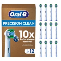 Oral B Precision Clean Toothbrush Heads, 12 pack