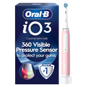 Oral-B iO3 Blush Pink Electric Toothbrush