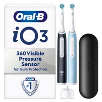 Oral-B iO 3 Black & Blue Electric Toothbrushes