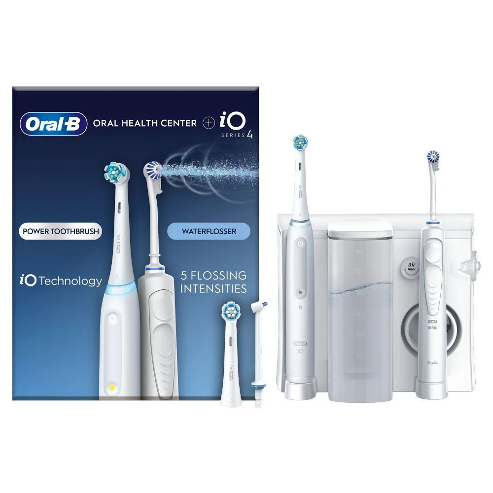 Oral B Healthcenter Advanced Irrigator - Water Flosser & iO4 Image 1