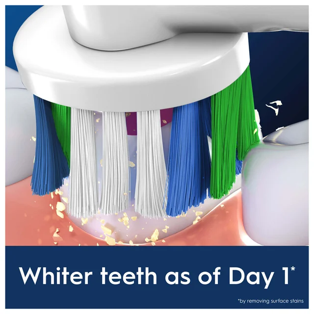 Oral-B Pro 3D White Toothbrush Heads White 4 Pack