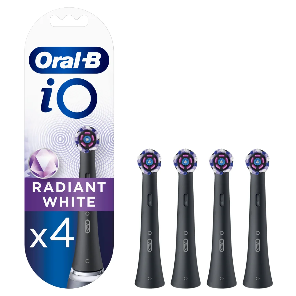 Oral-B iO Radiant White Toothbrush Head - Pack of 4 Counts Image 1