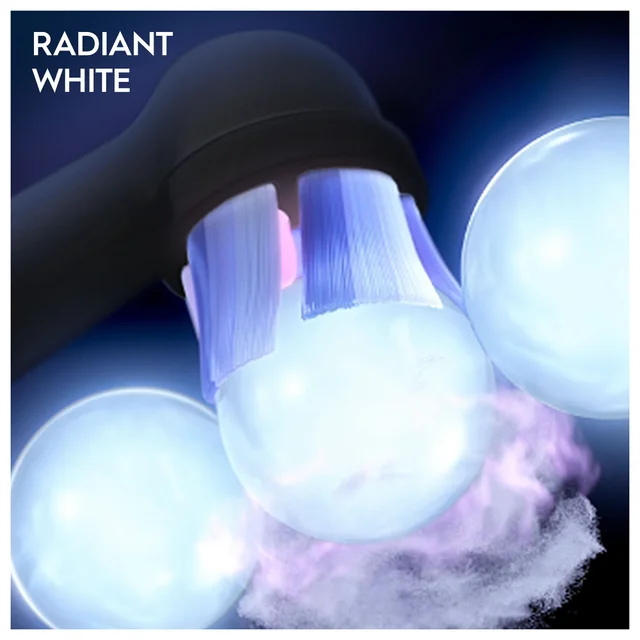 Oral-B iO Radiant White Toothbrush Head - Pack of 4 Counts