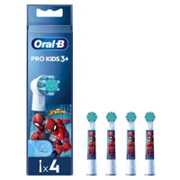 Oral-B Kids Spiderman Toothbrush Heads – Pack of 4 - undefined undefined