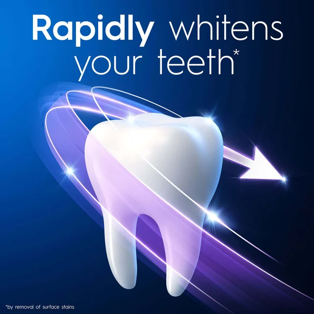 Oral-B 3D White Advanced Express Whitening Glossy White Toothpaste 75ml