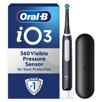 Oral-B iO3 Matte Black Electric Toothbrush with Travel Case