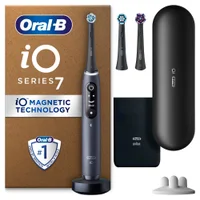 Oral B iO7 Electric Toothbrush Black Onyx with 2ct Extra Refills