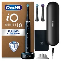 Oral B iO10 Electric Toothbrush Cosmic Black with 2ct Extra Refills