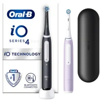 Oral B iO4 Duo Pack - Matte Black & Lavender