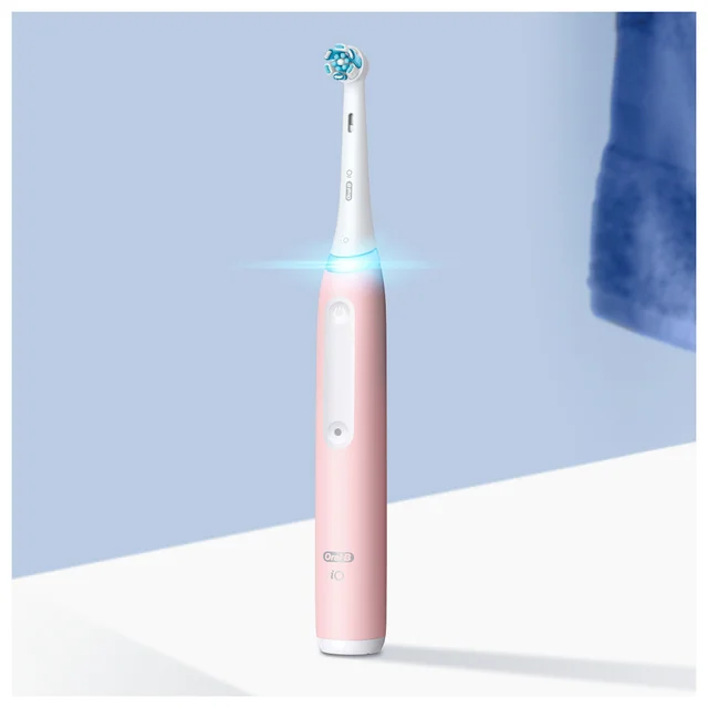 Oral B iO3 Blush Pink Electric Toothbrush + 8 Refills