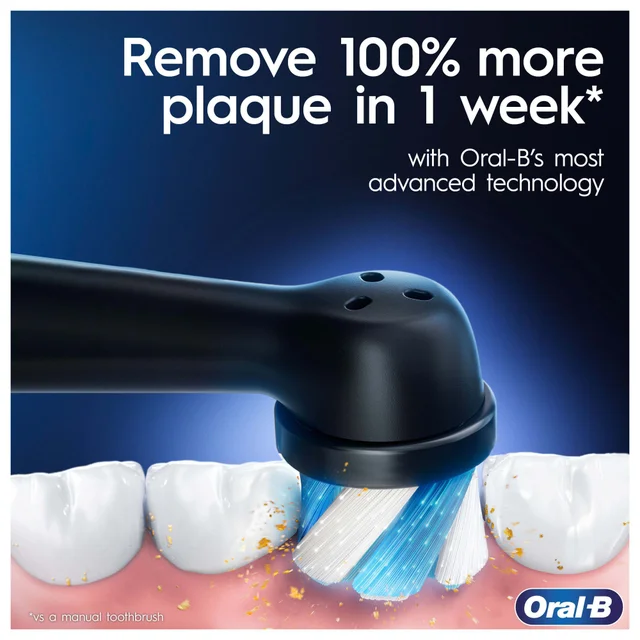 Oral-B iO3 Matte Black Electric Toothbrush with Travel Case