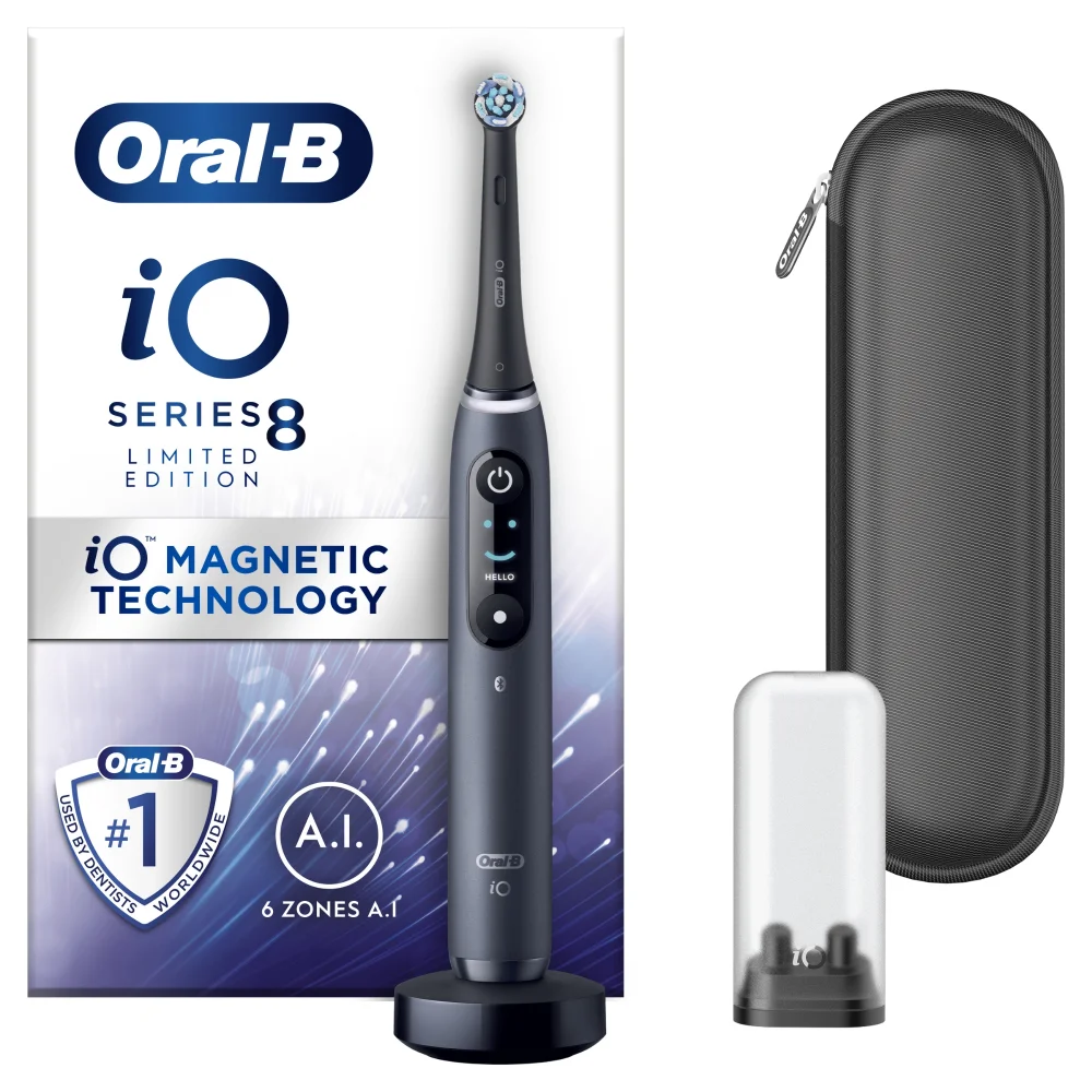 Oral-B iO8 Black Onyx (+ Zipper Case) Image 1