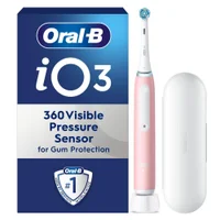Oral-B iO3 Blush Pink Electric Toothbrush with Travel Case - undefined undefined