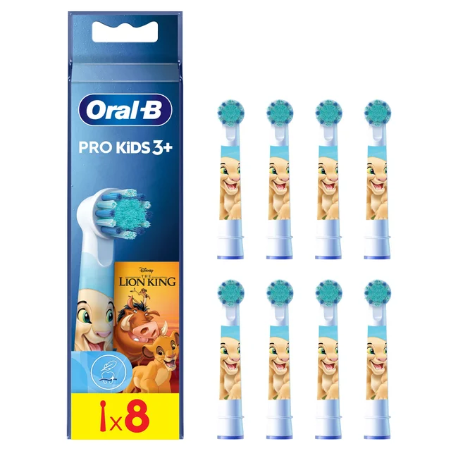 Oral-B Kids Lion King Electric Toothbrush Heads 8 pack